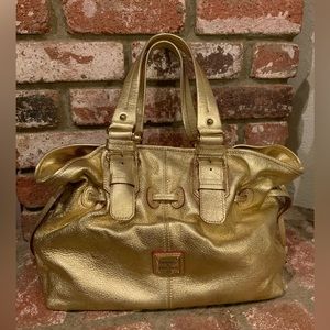 Dooney & Bourke Gold Chiara Satchel
